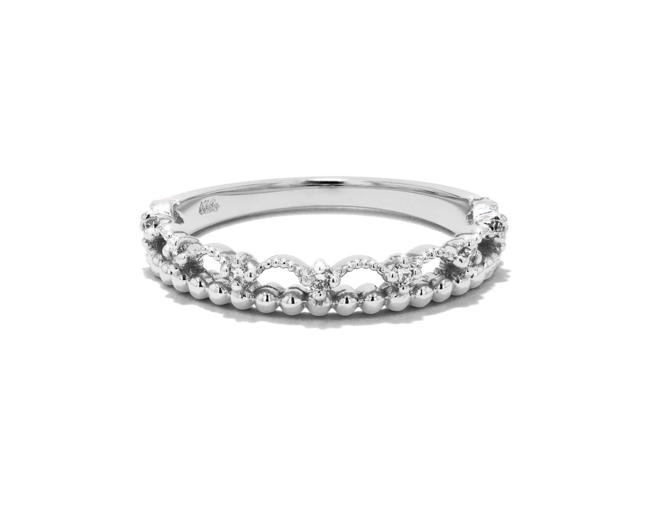 Diamond Lace Ring Ring Princess Bride Diamonds 3 14K White Gold 