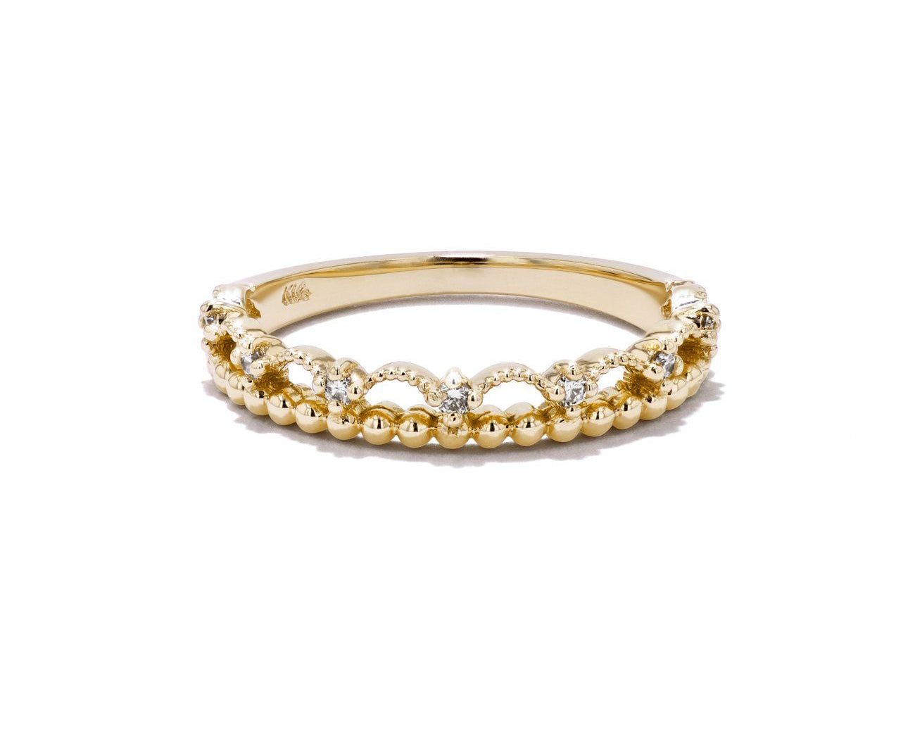 Diamond Lace Ring Ring Princess Bride Diamonds 3 14K Yellow Gold 