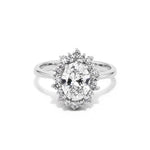 Duchess Oval Engagement Rings Sarah Nicole 3 14K White Gold 