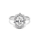 Duchess Oval Engagement Rings Sarah Nicole 3 14K White Gold 