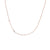 Initial And Diamond Necklace Necklaces Princess Bride Diamonds 14K Rose Gold A 