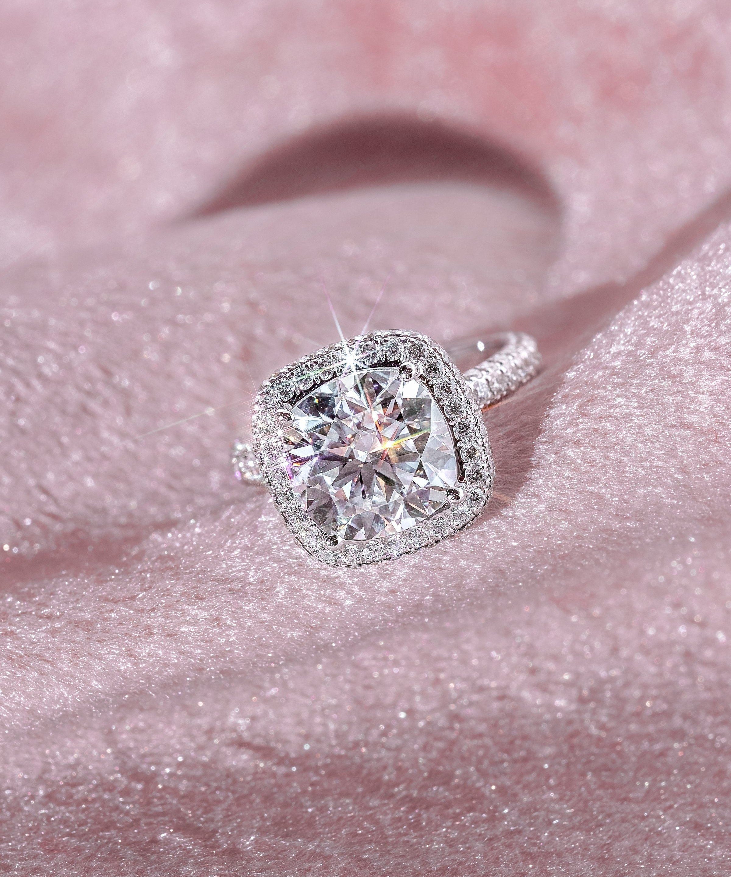 Jessica Cushion Engagement Rings Princess Bride Diamonds 