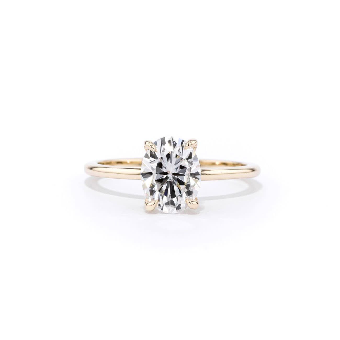 Juliette Oval High Polish - PBD Engagement Rings