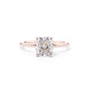 Kayla Cushion High Polish Engagement Rings Princess Bride Diamonds 3 14K Rose Gold 