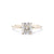 Kayla Cushion High Polish Engagement Rings Princess Bride Diamonds 3 14K Yellow Gold 