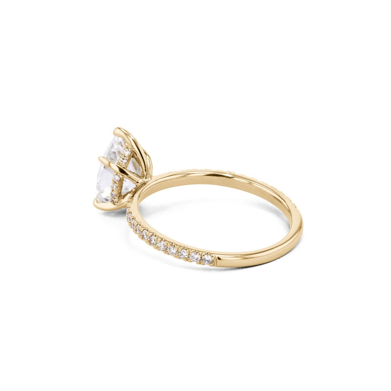 Kayla Pear Engagement Rings Princess Bride Diamonds 