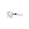 Kayla Round High Polish Engagement Rings Princess Bride Diamonds 