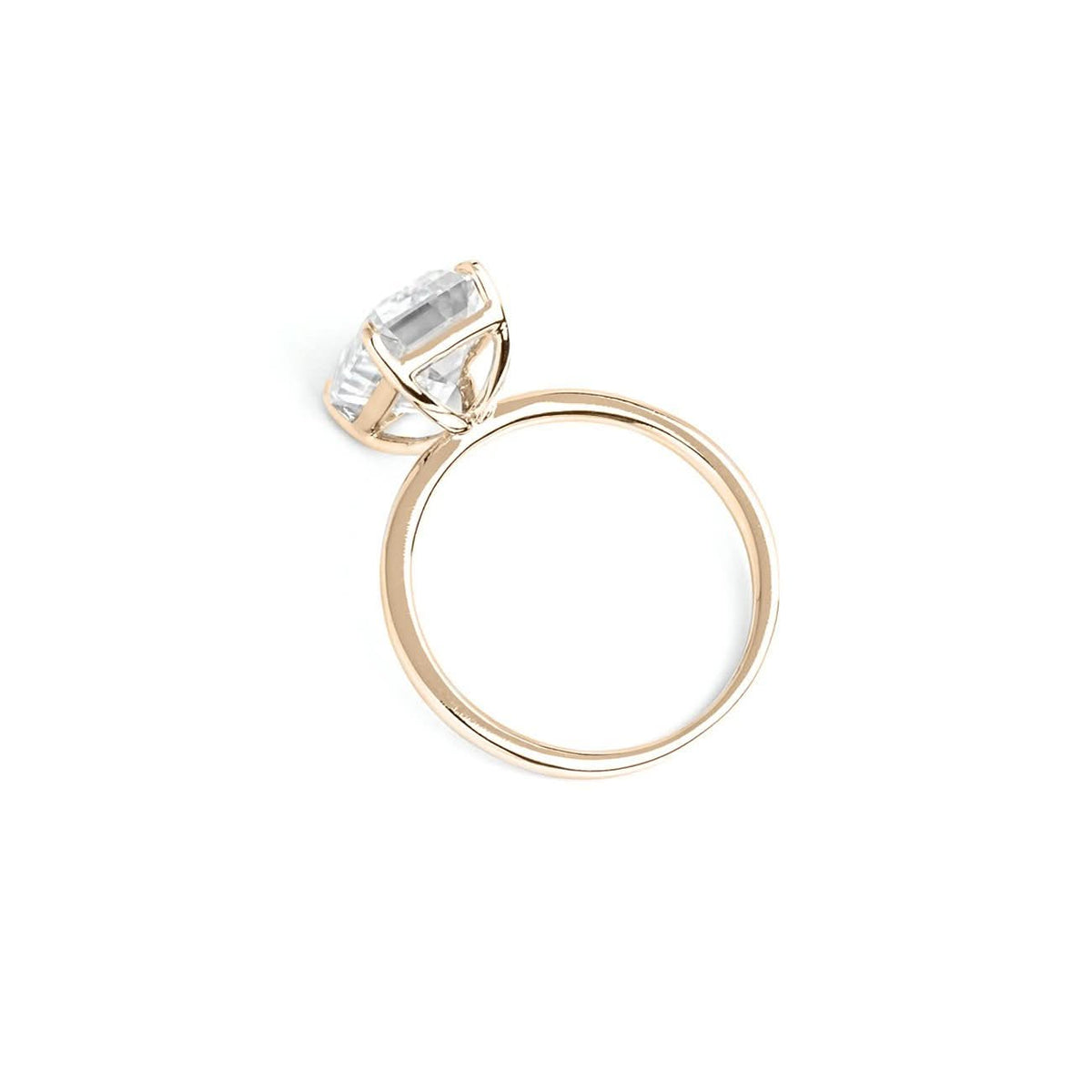 Leah Emerald High Polish - PBD Engagement Rings