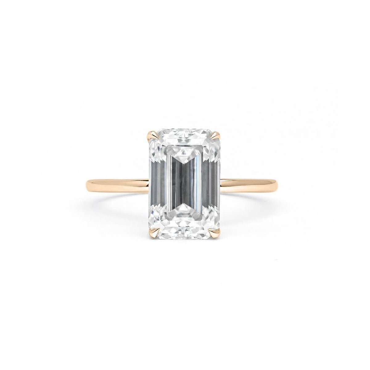 Leah Emerald High Polish - PBD Engagement Rings