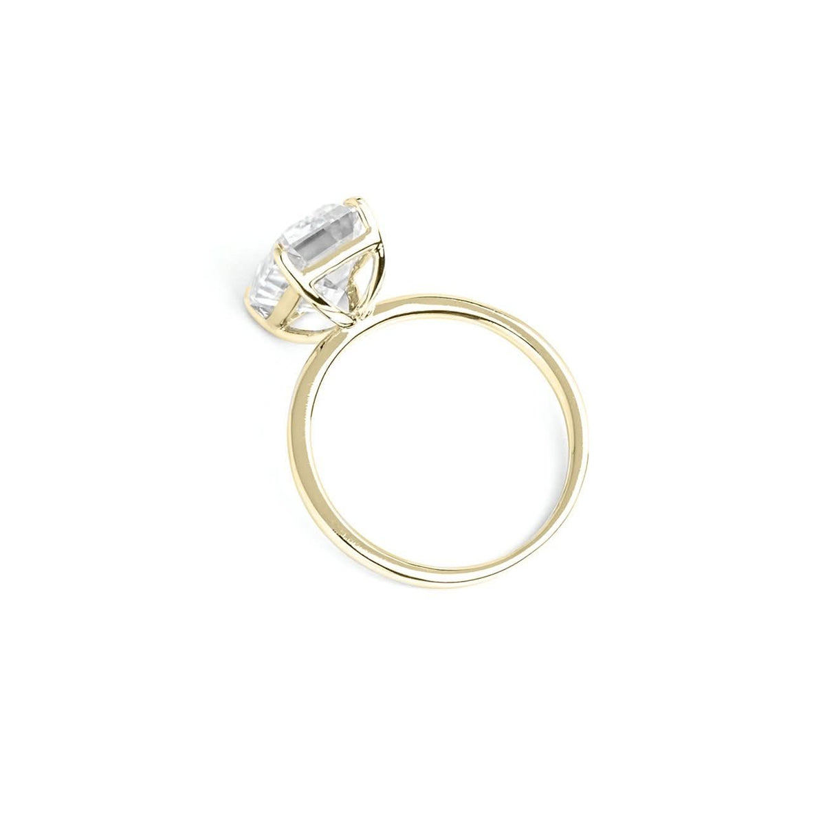Leah Emerald High Polish - PBD Engagement Rings