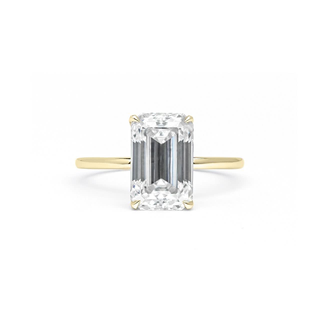 Leah Emerald High Polish - PBD Engagement Rings