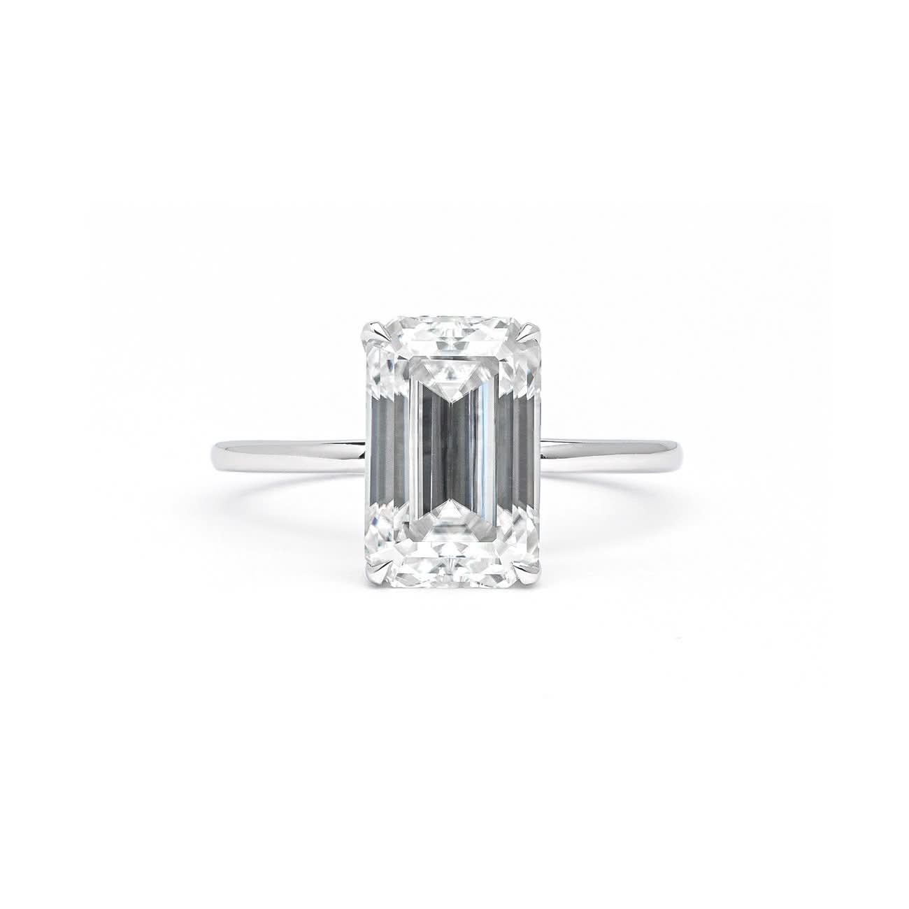 Leah Emerald High Polish - PBD Engagement Rings