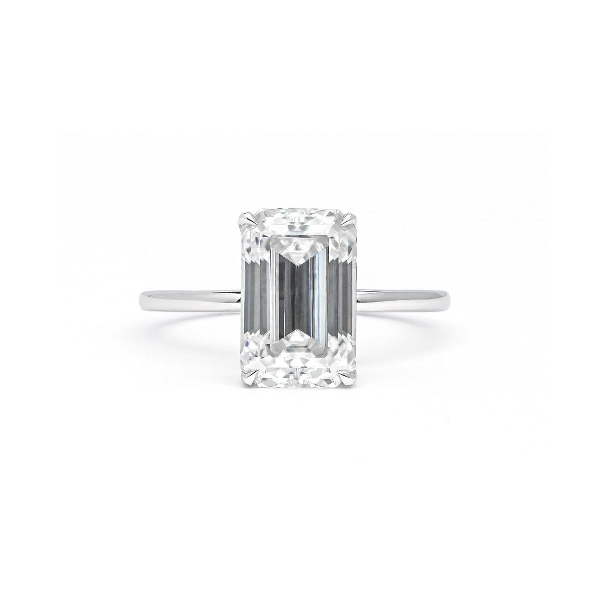 Leah Emerald High Polish - PBD Engagement Rings