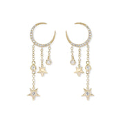 Moonstar Diamond Earrings 2.0 Fine Jewelry Earrings Princess Bride Diamonds 