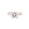 Nicole Cushion Engagement Rings Princess Bride Diamonds 3 14K Rose Gold 