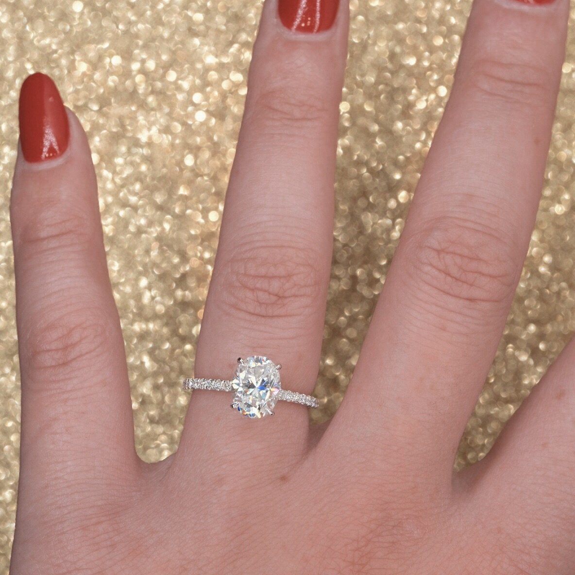 Nicole Oval Engagement Rings Princess Bride Diamonds 