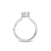 Nicole Round Engagement Rings Princess Bride Diamonds 