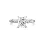 Orion Radiant Engagement Rings Princess Bride Diamonds 3 14K White Gold 