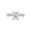 Orion Radiant Engagement Rings Princess Bride Diamonds 3 14K Yellow Gold 