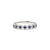 Petite Alexis 7-Stone Sapphire Halo Ring Ring Princess Bride Diamonds 