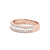 Petite Baguette and Round Diamond Ring Ring Princess Bride Diamonds 