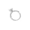Rosette Round Engagement Rings Princess Bride Diamonds 