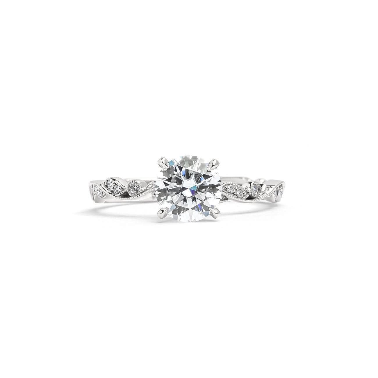 Rosette Round - PBD Engagement Rings