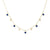 Round Bezel Lapis Lazuli and Diamonds Necklace Necklaces Princess Bride Diamonds 