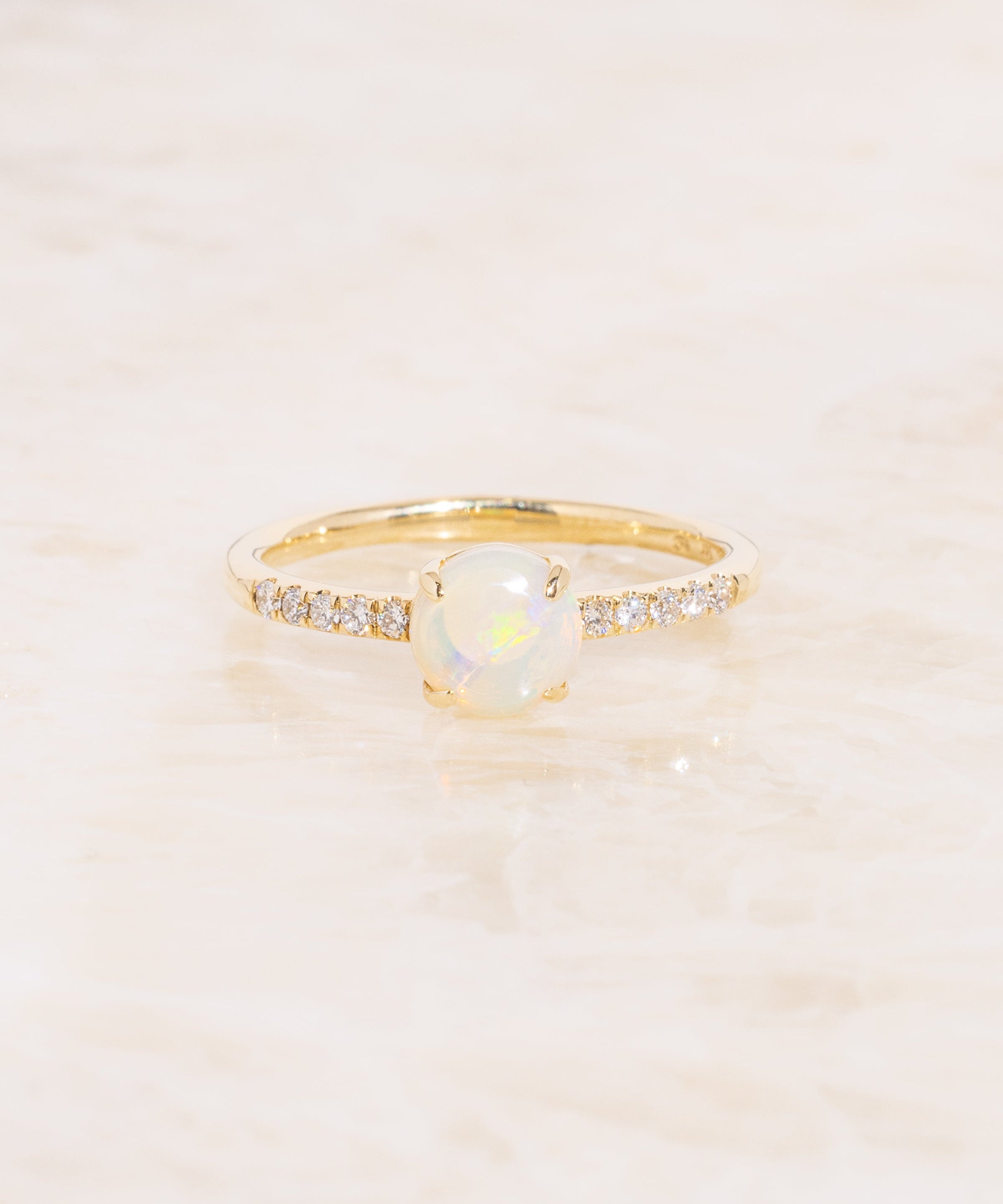 Round Ethiopian Jelly Opal Ring Rings Princess Bride Diamonds 