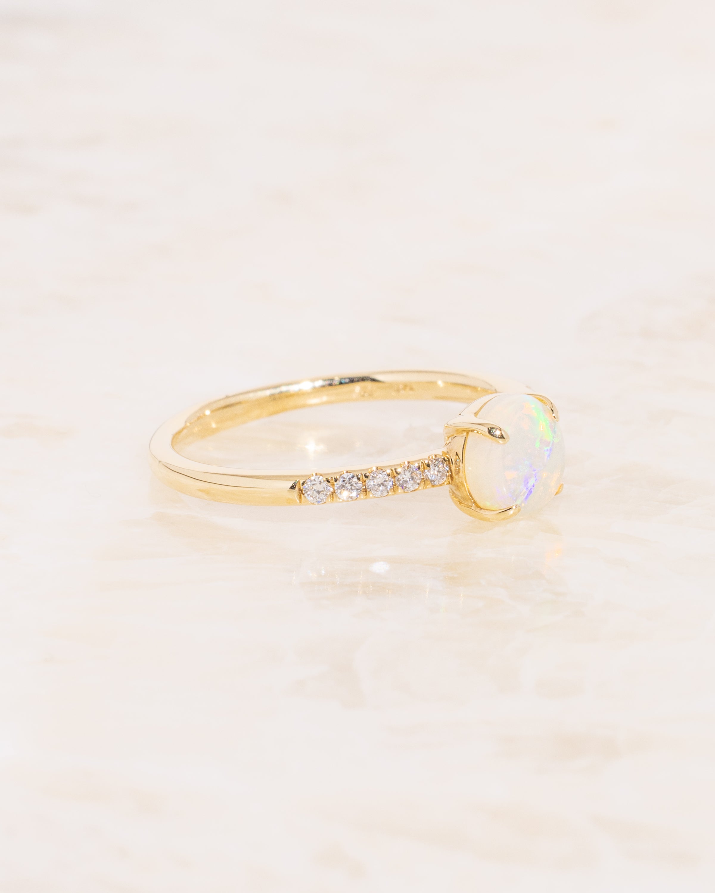 Round Ethiopian Jelly Opal Ring Rings Princess Bride Diamonds 