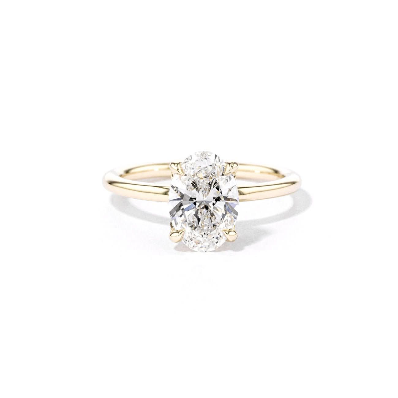 Samantha Oval High Polish - PBD Engagement Rings