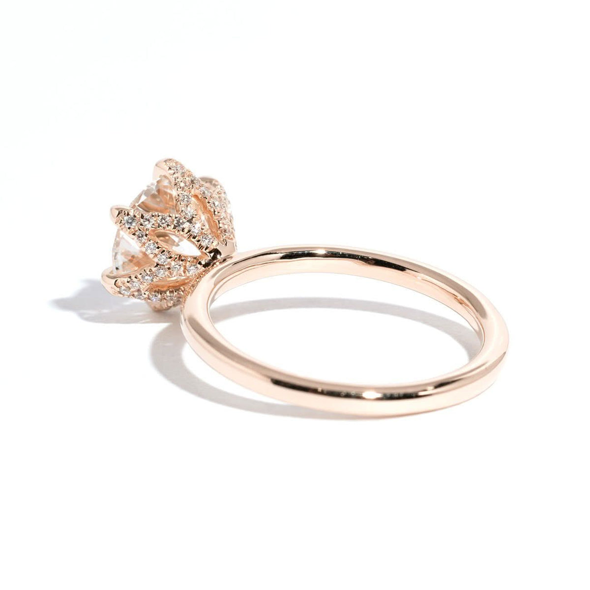 Samantha Round High Polish - PBD Engagement Rings