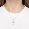 Sapphire & Diamond Vintage Cross Necklace Necklaces Princess Bride Diamonds 
