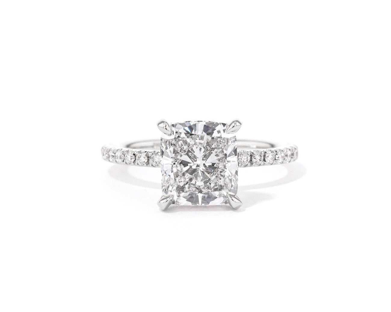 Shelby Cushion 2.0 Engagement Rings Princess Bride Diamonds 3 14K White Gold 
