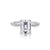 Stephanie Emerald Engagement Rings Princess Bride Diamonds 3 14K White Gold 