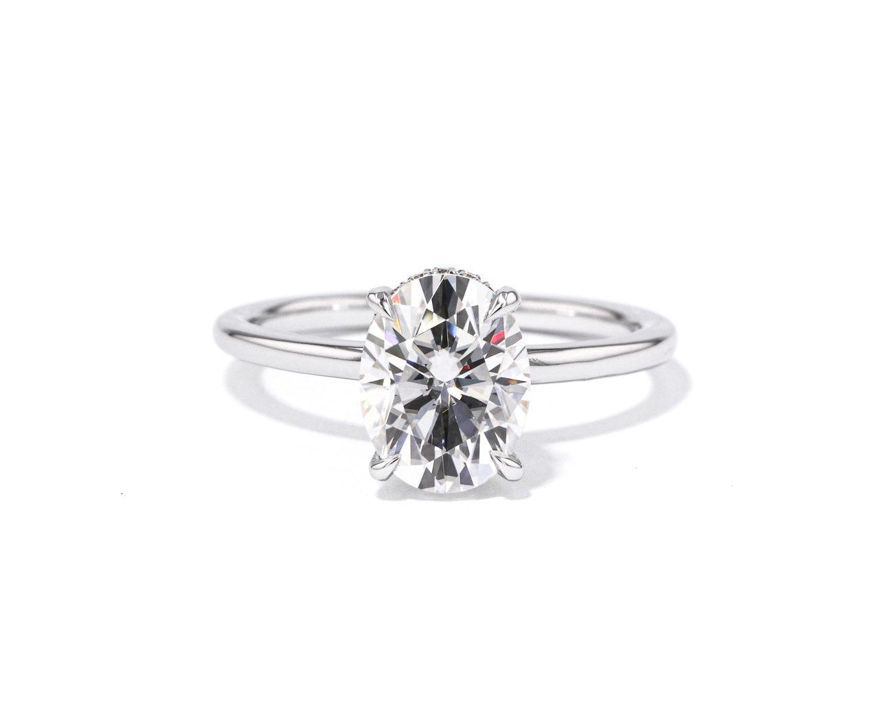 Stephanie Oval Solitaire Engagement Rings Princess Bride Diamonds 