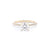 Stephanie Round Engagement Rings Princess Bride Diamonds 3 14K Yellow Gold 