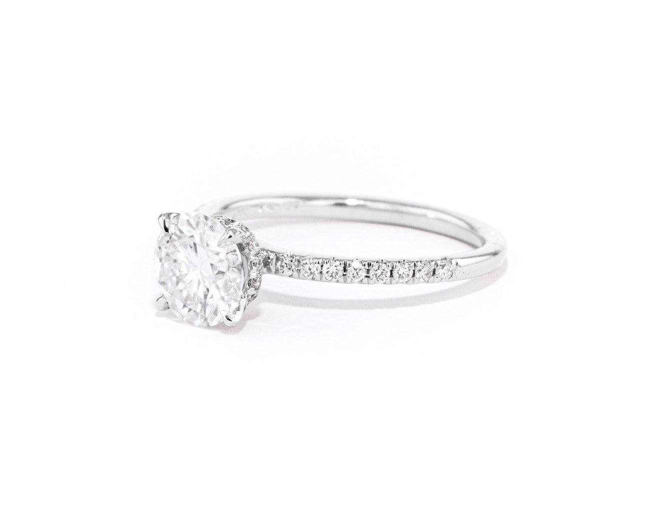 Stephanie Round Engagement Rings Princess Bride Diamonds 