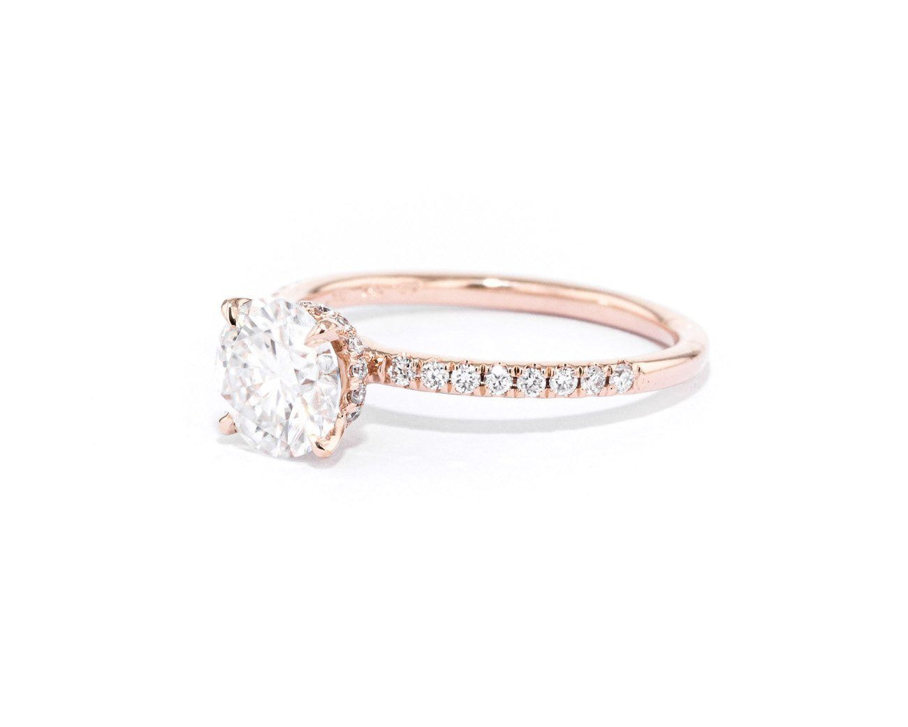 Stephanie Round Engagement Rings Princess Bride Diamonds 