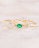 Three-Piece Emerald Ring Set Rings Princess Bride Diamonds 
