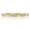 Tight Braid Diamond Ring Ring Princess Bride Diamonds 3 14K Yellow Gold 