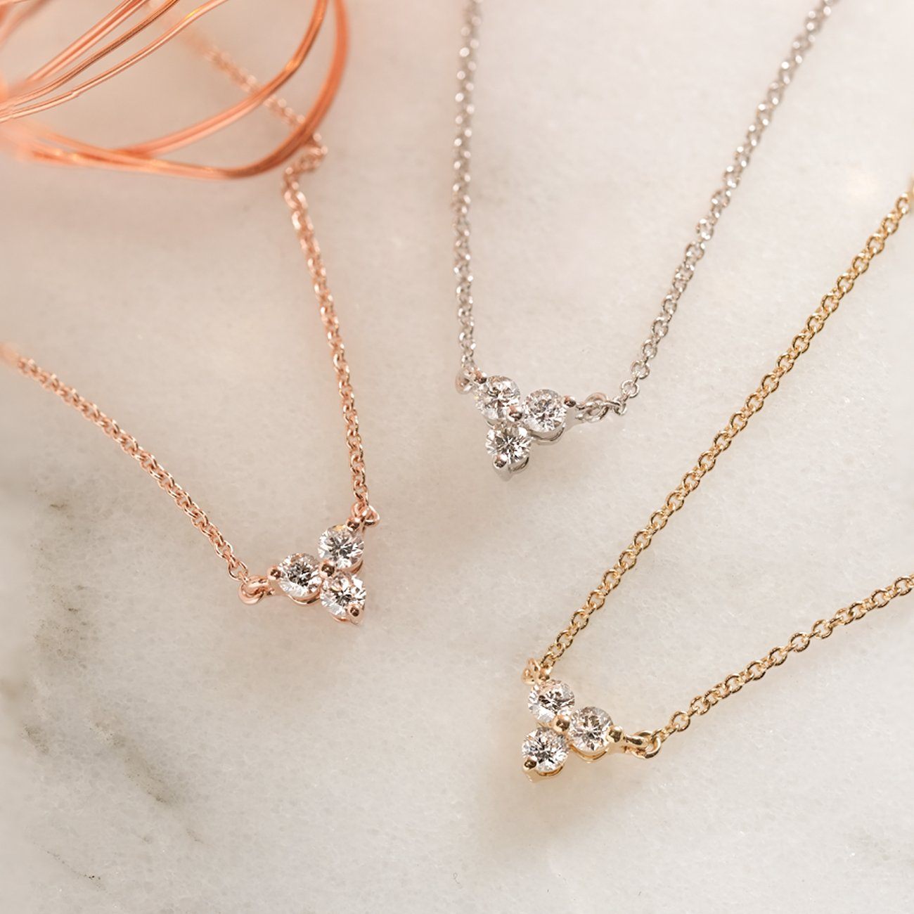 Trio Diamond Necklace Necklaces Princess Bride Diamonds 