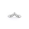 V-Constellation Stackable Ring Ring Princess Bride Diamonds 3 14K White Gold 