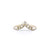 V-Constellation Stackable Ring Ring Princess Bride Diamonds 3 14K Yellow Gold 